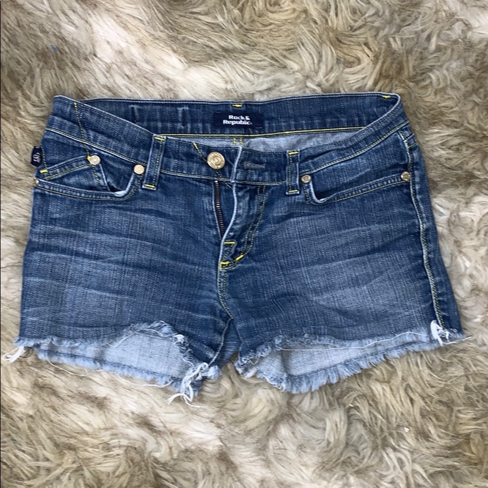 Banana Republic Blue Denim Women Shorts